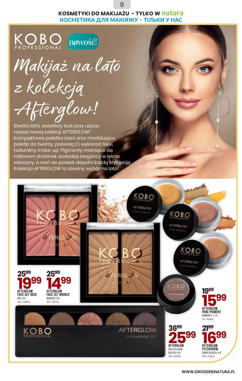 Gazetka promocyjna Drogerie Natura - Gazetka Drogerie Natura - ważna 01.07 do 31.07.2022 - strona 9 - produkty: Bronzer, Fa, Koc, Makijaż, Paletka cieni, Pur, SEKO