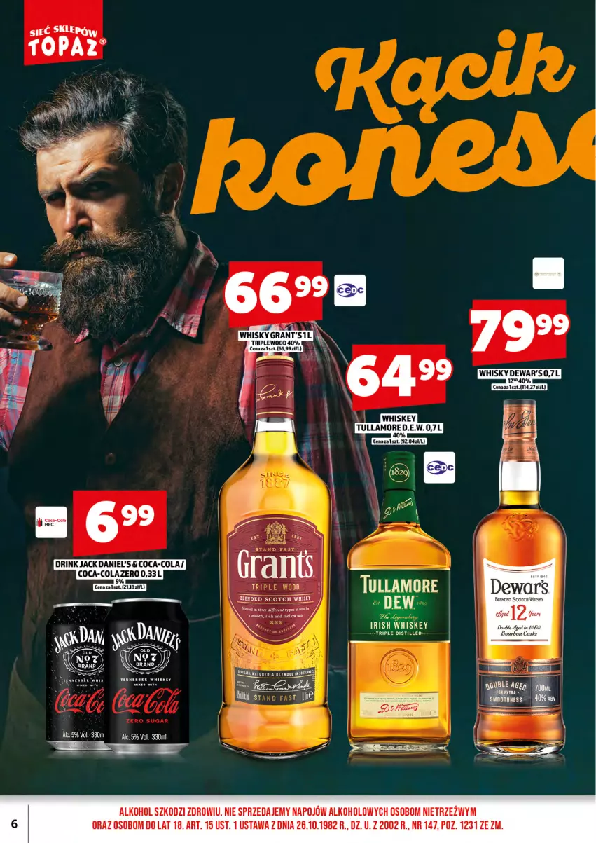 Gazetka promocyjna Topaz - Gazetka - ważna 17.07 do 31.07.2025 - strona 8 - produkty: Bourbon, Gra, Whisky