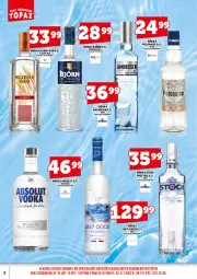 Gazetka promocyjna Topaz - Gazetka - Gazetka - ważna od 31.07 do 31.07.2025 - strona 4 - produkty: Absolut, Wódka, Stock