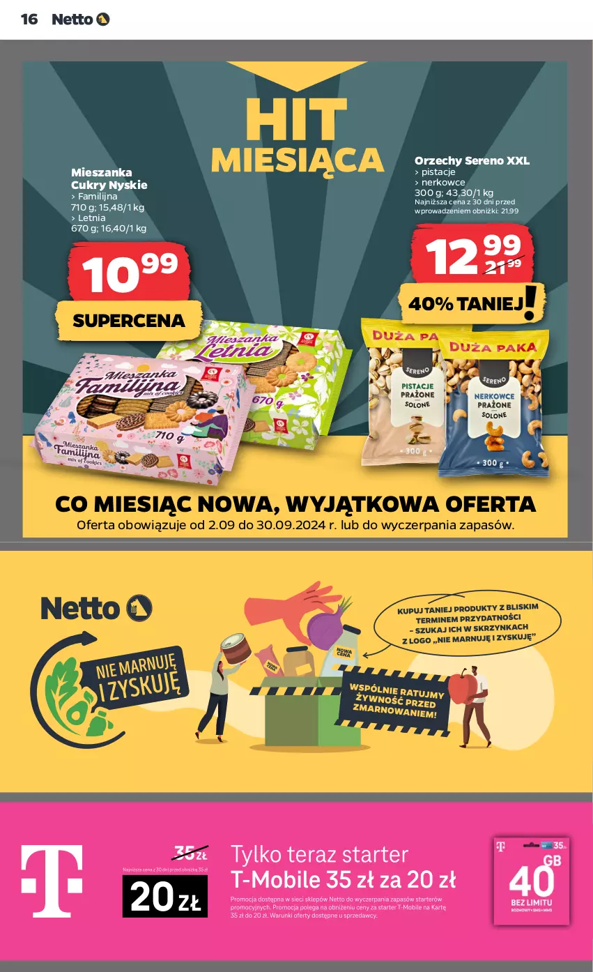 Gazetka promocyjna Netto - Artykuły spożywcze - ważna 05.09 do 11.09.2024 - strona 16 - produkty: Fa, Klej, Kujawski, Pistacje, Podlaski, Ser, Sok, Stock, Top