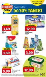 Gazetka promocyjna Lidl - GAZETKA - Gazetka - ważna od 17.09 do 17.09.2022 - strona 25 - produkty: Mozzarella, Ser, Twaróg, Jagr, Mlekovita, Margaryna, Twaróg półtłusty, Ser pleśniowy, Flora, Masło, Lazur, Mleko