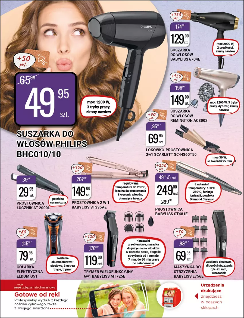 Gazetka promocyjna Bi1 - Walentynki - ważna 09.02 do 15.02.2022 - strona 16 - produkty: Babyliss, Golarka, Maszynka, Philips, Remington, Silan, Smartfon, Suszarka, Szynka, Talerz