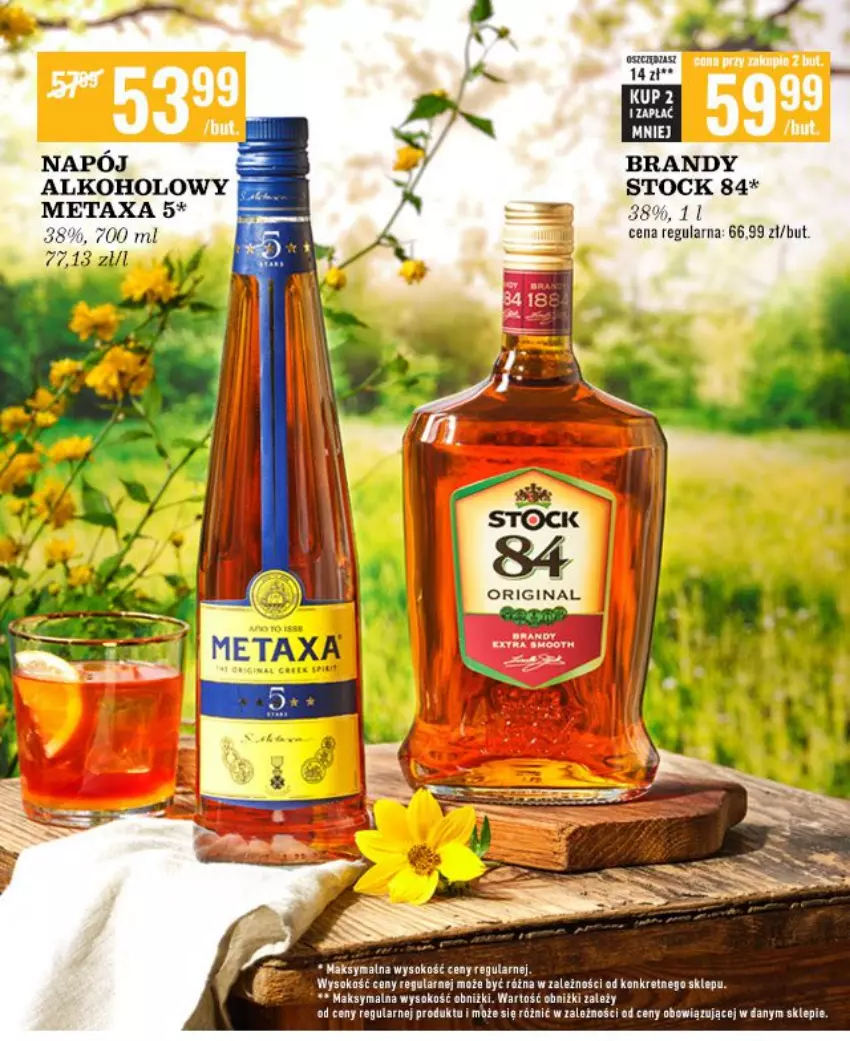 Gazetka promocyjna Biedronka - Czas na Toast - ważna 16.05 do 28.05.2022 - strona 6 - produkty: Brandy, Gin, Kret, Metaxa, Napój, Sok, Stock