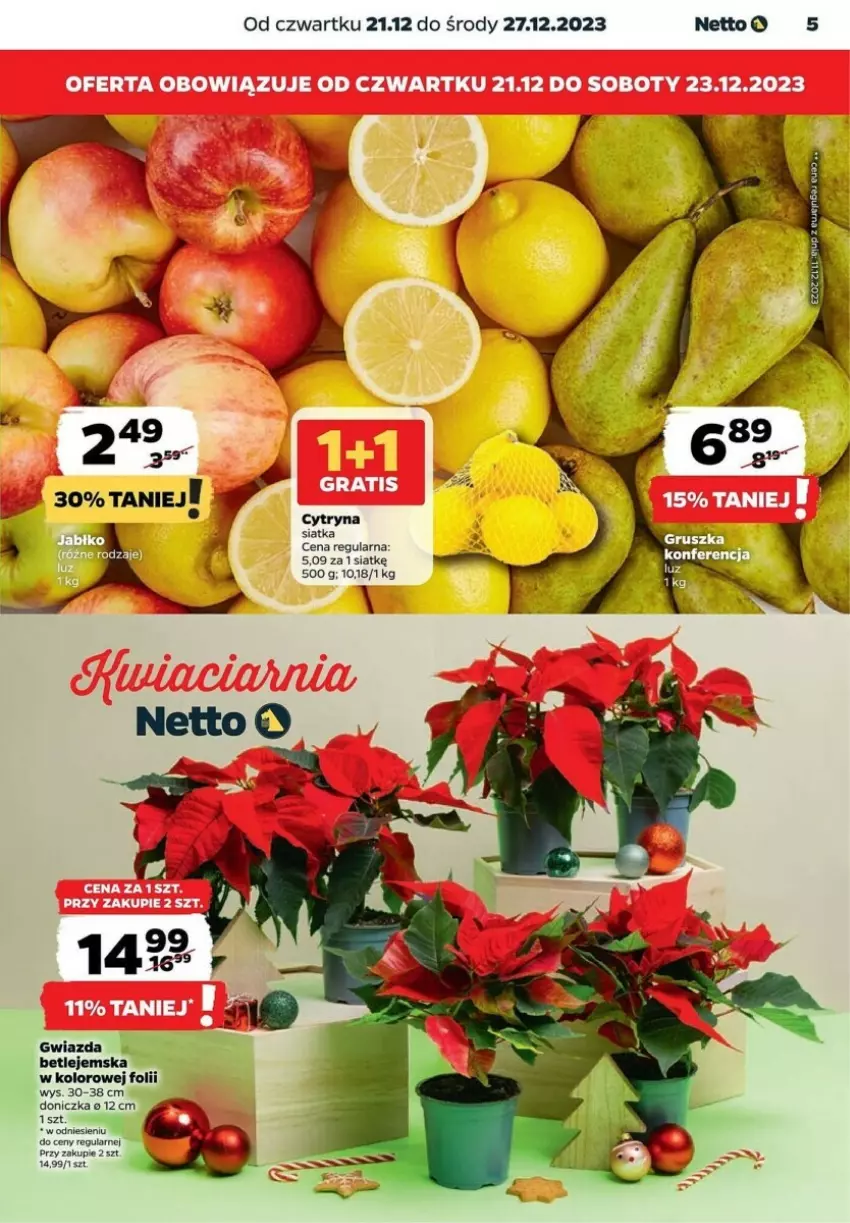 Gazetka promocyjna Netto - ważna 21.12 do 27.12.2023 - strona 21 - produkty: Fa, Gwiazda, Siatka