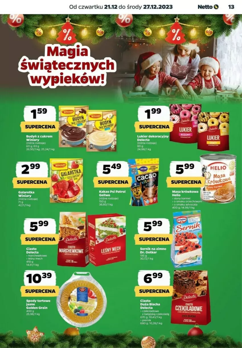 Gazetka promocyjna Netto - ważna 21.12 do 27.12.2023 - strona 5 - produkty: Budyń, Gala, Galaretka, LG, Piernik