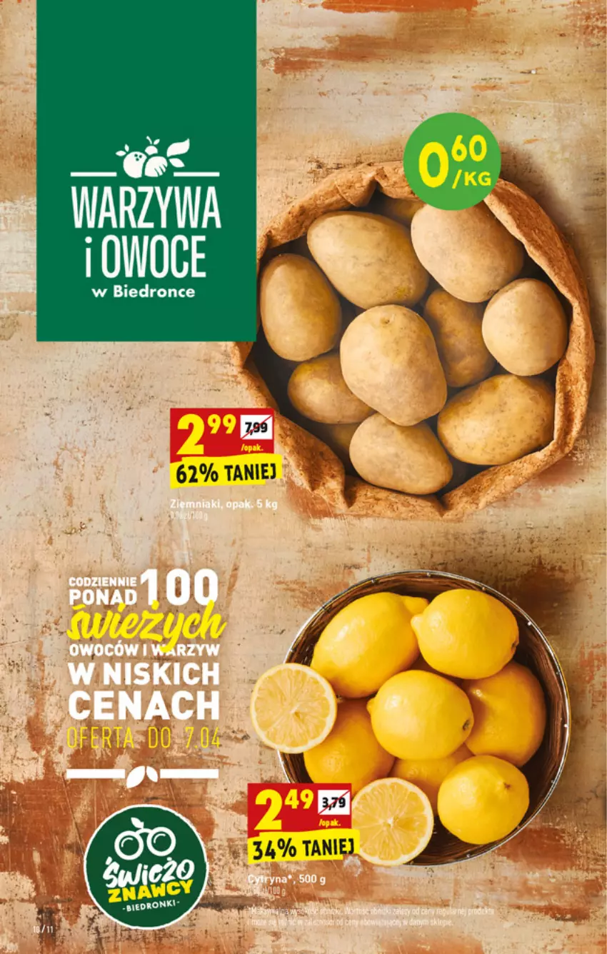 Gazetka promocyjna Biedronka - W tym tygodniu - ważna 06.04 do 10.04.2021 - strona 10 - produkty: Dron, Owoce, Warzywa, Warzywa i owoce