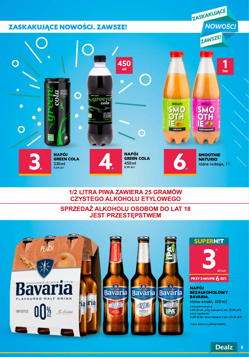 Gazetka promocyjna Dealz - Nowa Gazetka Dealz! - sprawdź ofertę - ważna 13.09 do 18.09.2021 - strona 5 - produkty: Baton, Gra, Kawa, Kawa rozpuszczalna, Napój, Napój bezalkoholowy, Piwa, Smoothie, Tonik