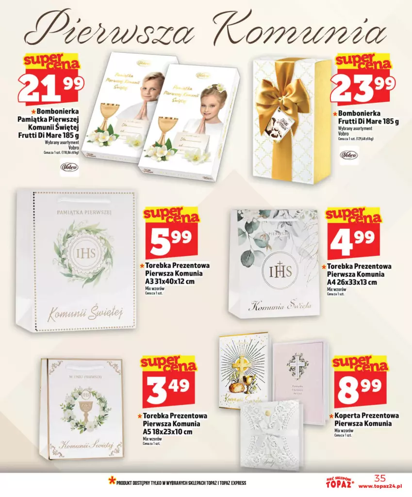 Gazetka promocyjna Topaz - Gazetka - ważna 21.05 do 27.05.2026 - strona 35 - produkty: Top, Torebka