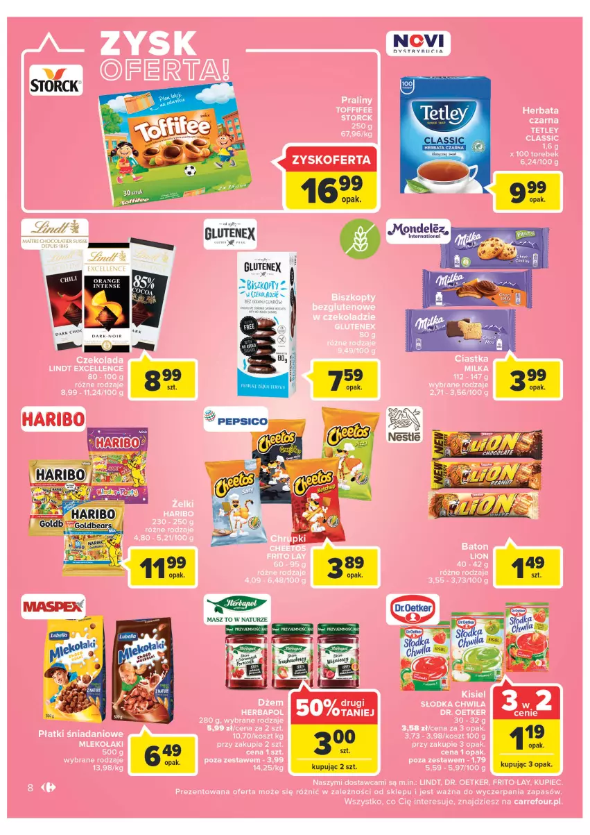 Gazetka promocyjna Carrefour - Gazetka Market - ważna 30.08 do 10.09.2022 - strona 8 - produkty: Biszkopty, Haribo, Tenex