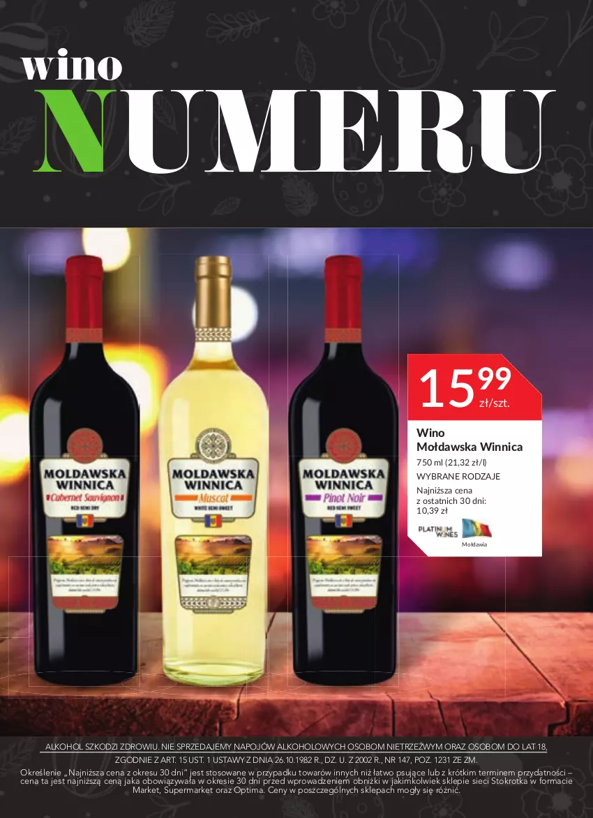 Gazetka promocyjna Stokrotka - Katalog Wielkanocny - ważna 30.03 do 12.04.2023 - strona 27 - produkty: Optima, Wino