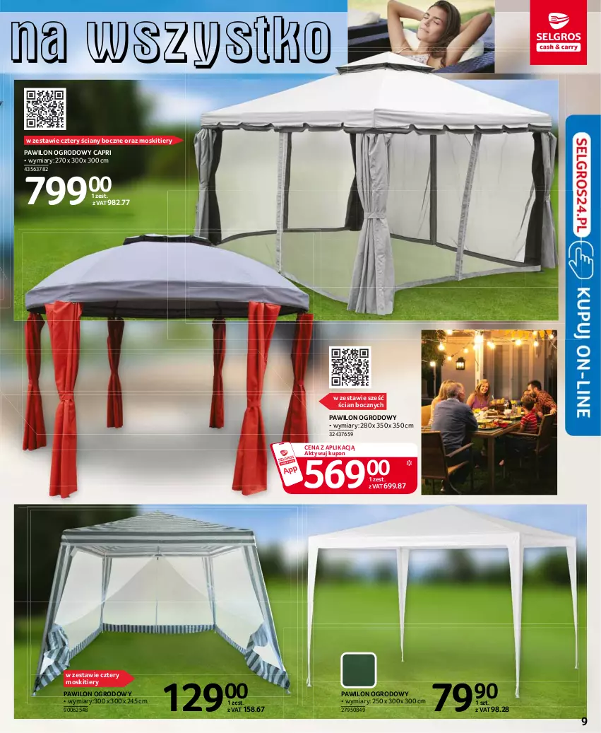 Gazetka promocyjna Selgros - Katalog Wypoczynek - ważna 08.03 do 04.08.2021 - strona 9