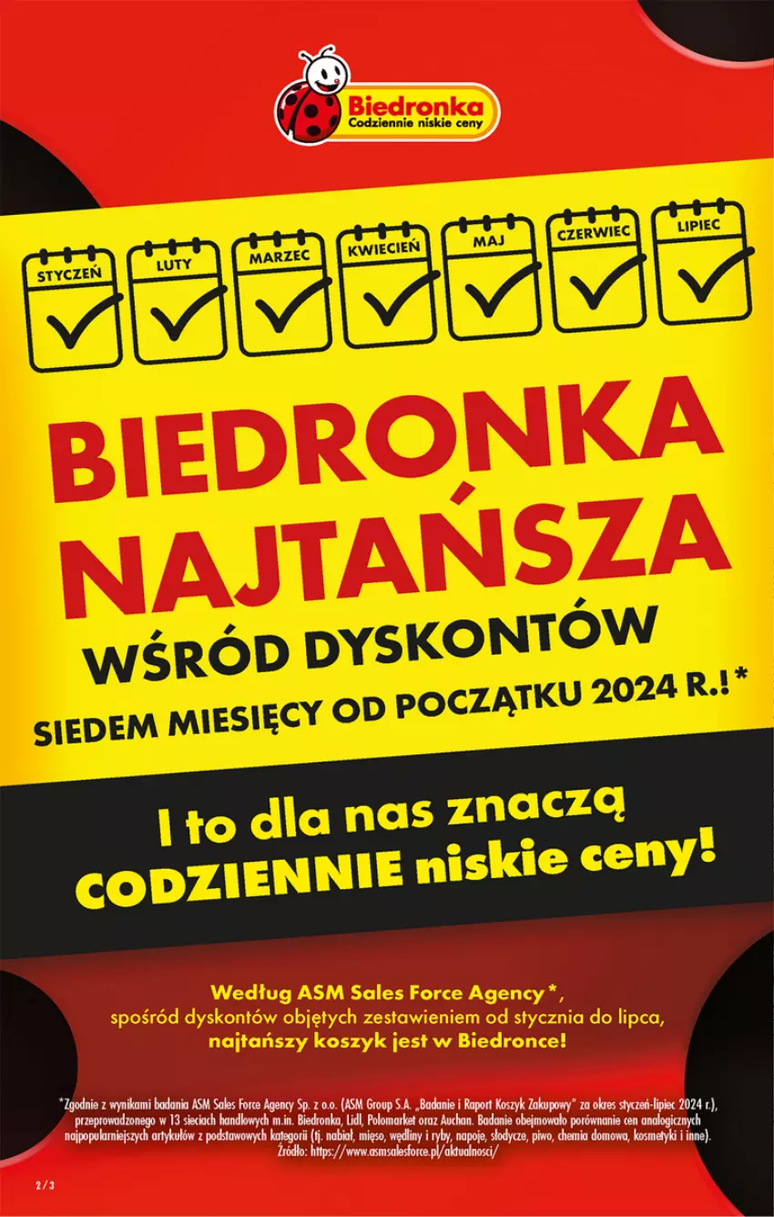 Gazetka promocyjna Biedronka - Od poniedzialku - ważna 26.09 do 02.10.2024 - strona 2 - produkty: Dron, Kosz, Mięso, Napoje, Piec, Piwo, Por