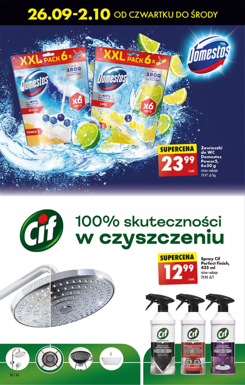 Gazetka promocyjna Biedronka - Od poniedzialku - ważna 26.09 do 02.10.2024 - strona 66 - produkty: Domestos, Finish