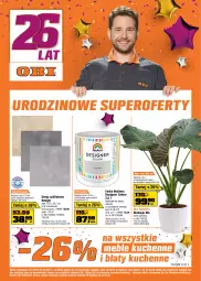 Gazetka promocyjna Obi - Gazetka OBI - Gazetka - ważna od 01.10 do 01.10.2024 - strona 1 - produkty: Beckers, Por, Telefon, Dres, Designer Colour, Gres, Meble, Fa