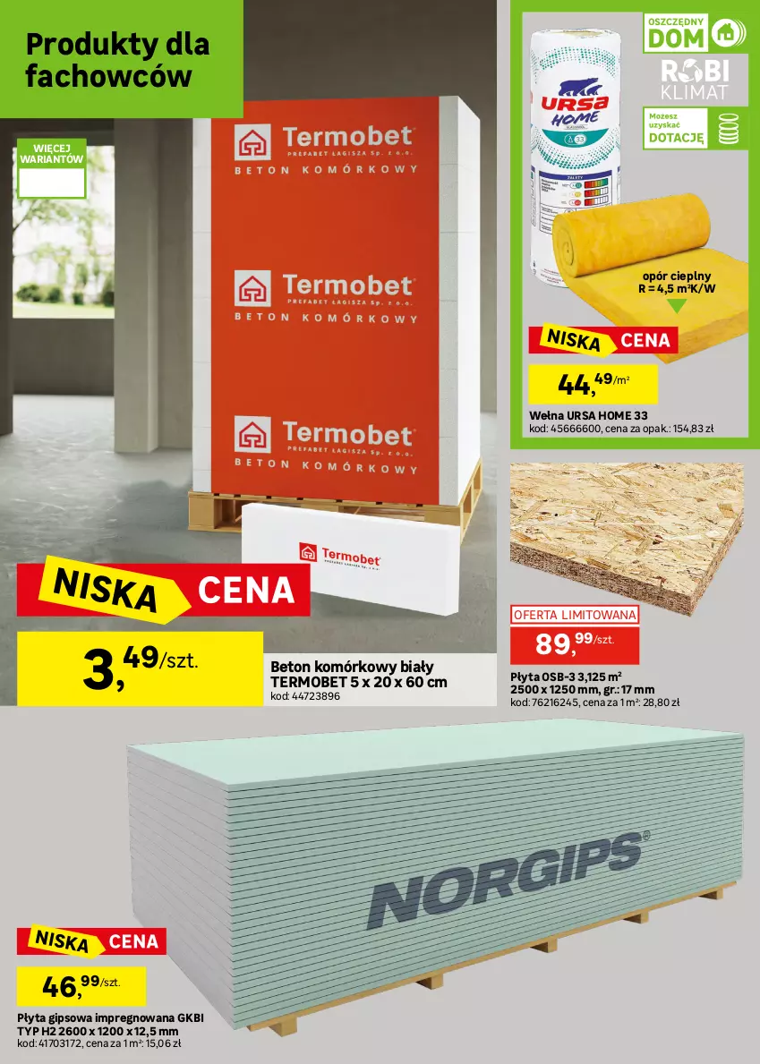 Gazetka promocyjna Leroy Merlin - Gazetka Leroy Merlin - ważna 22.04 do 19.05.2026 - strona 44 - produkty: Fa, Gra, Grill, JBL, Kosz, O nas, Płyta, Płyta gipsowa, Płyta osb, Por, Sprzedawcy, Top, Wełna