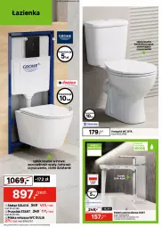Gazetka promocyjna Leroy Merlin - Gazetka Leroy Merlin - Gazetka - ważna od 19.05 do 19.05.2026 - strona 34 - produkty: Kompakt WC, Bateria umywalkowa, Gra, Miska wisząca, Bateria, Miska, Grafika