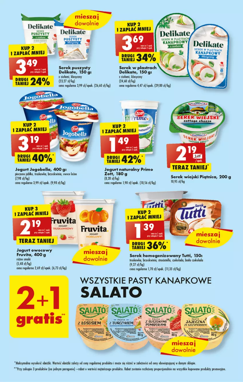 Gazetka promocyjna Biedronka - ważna 27.02 do 04.03.2023 - strona 23 - produkty: Gala, Jogurt, Jogurt naturalny, Owoce, Piątnica, Por, Robot, Ser, Serek, Serek homogenizowany, Serek puszysty, Serek wiejski, Sok, Sos, Tera, Tran, Tuńczyk