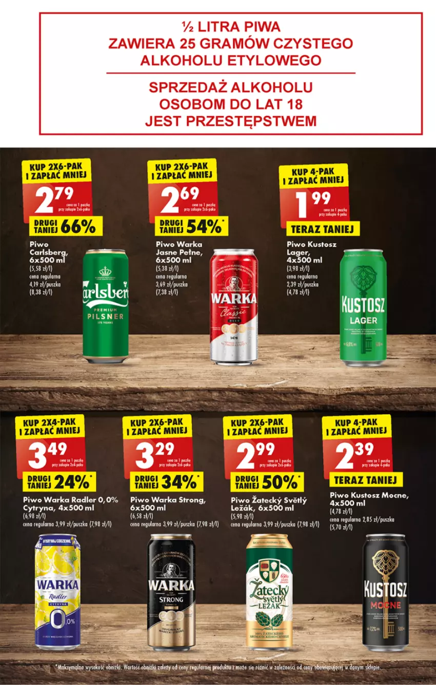 Gazetka promocyjna Biedronka - ważna 27.02 do 04.03.2023 - strona 37 - produkty: Carlsberg, Gra, Piwa, Piwo, Radler, Warka