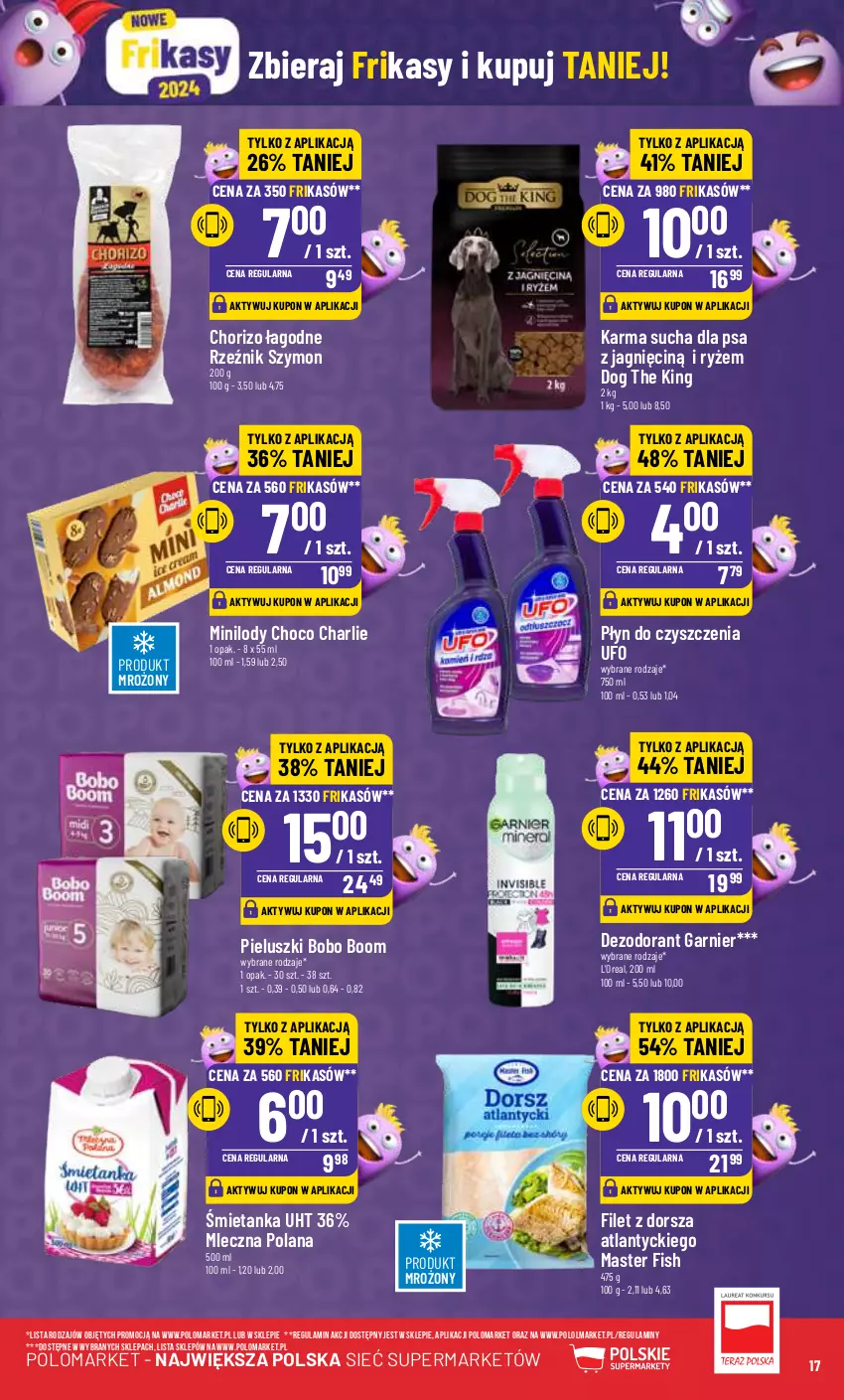 Gazetka promocyjna PoloMarket - Gazetka pomocyjna - ważna 24.01 do 30.01.2024 - strona 17 - produkty: Dezodorant, Dorsz, Filet z dorsza atlantyckiego, Garnier, LANA, Lody, Olma, Ryż