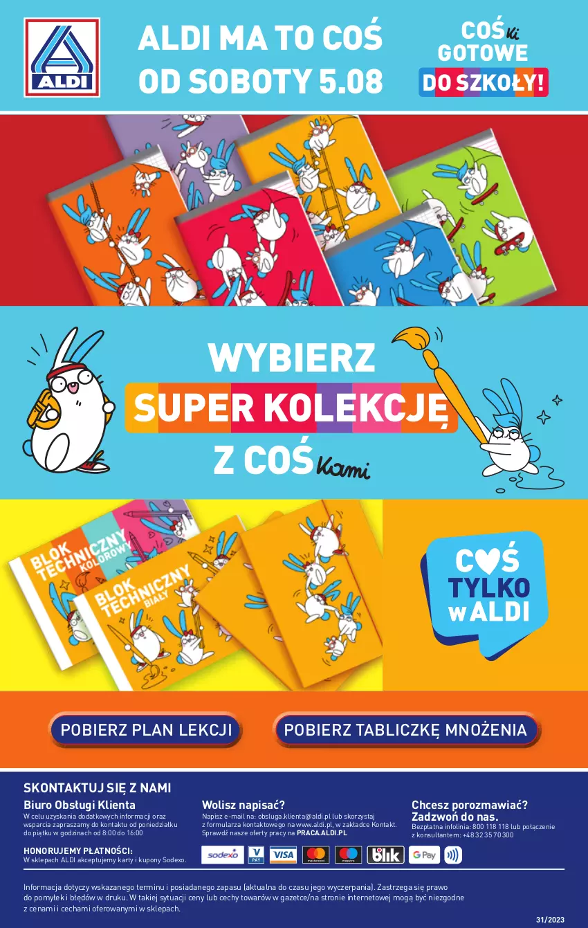 Gazetka promocyjna Aldi - Artykuły przemysłowe i tekstylia - ważna 02.08 do 05.08.2023 - strona 14 - produkty: Biuro, Noż, O nas, Por