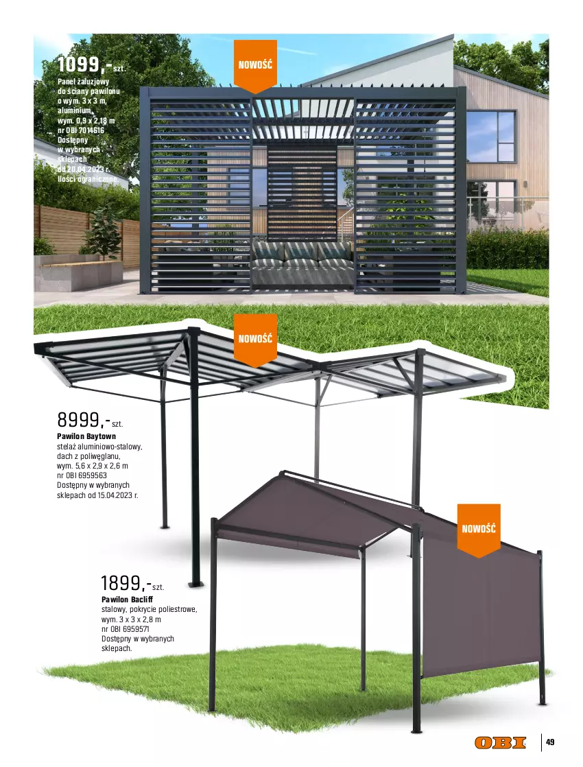 Gazetka promocyjna Obi - Gazetka OBI - ważna 24.05.2023 do 31.01.2024 - strona 49 - produkty: Gra, Rama