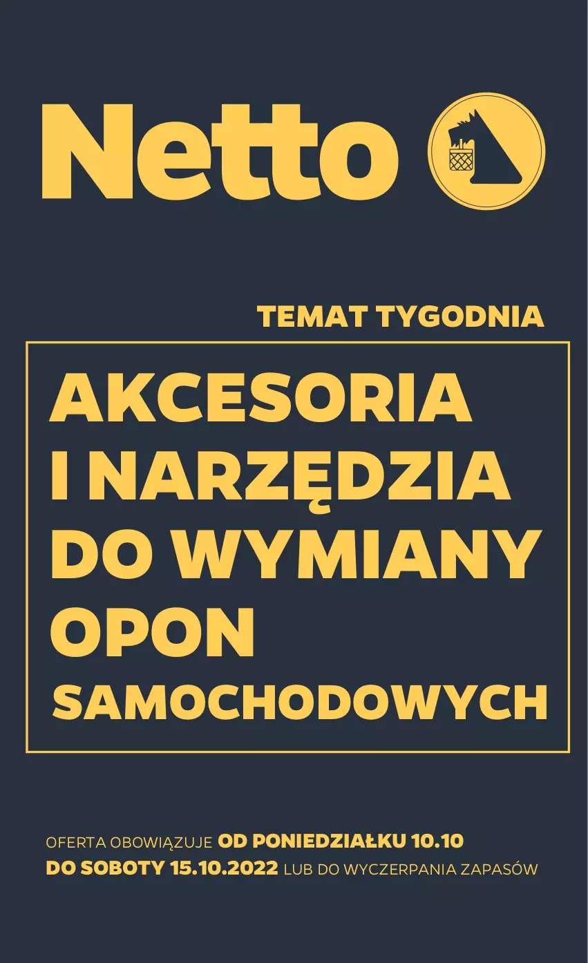 Gazetka promocyjna Netto - Akcesoria i dodatki - ważna 10.10 do 15.10.2022 - strona 1