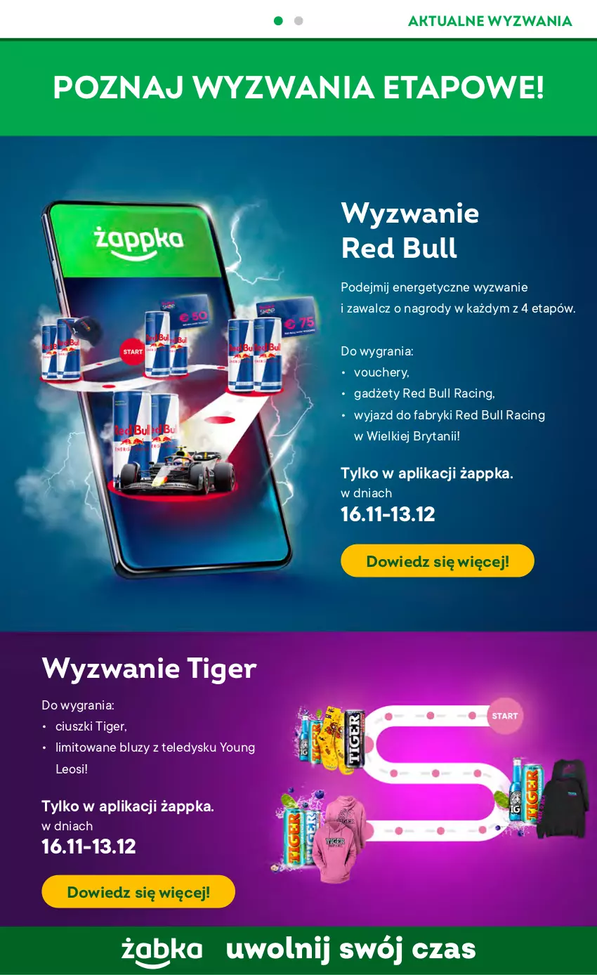 Gazetka promocyjna Żabka - ważna 16.11 do 22.11.2022 - strona 14 - produkty: Fa, Gra, Red Bull, Tiger