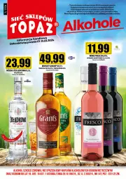 Gazetka promocyjna Topaz - Gazetka - Gazetka - ważna od 31.03 do 31.03.2024 - strona 1 - produkty: Ser, Gra, Tropical, Wódka, Whisky, Grant's