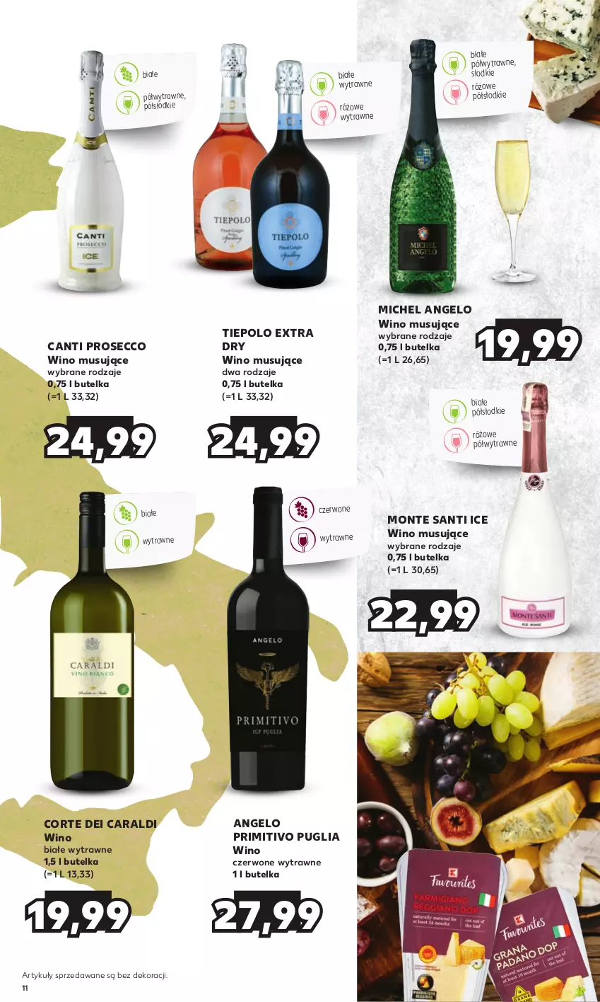 Gazetka promocyjna Kaufland - Barek Kauflandu - ważna 11.01 do 24.01.2024 - strona 11 - produkty: Monte, Monte Santi, Mus, Prosecco, Wino, Wino białe, Wino czerwone, Wino musujące