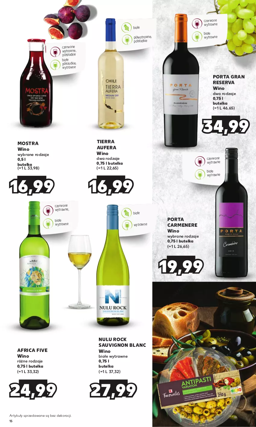 Gazetka promocyjna Kaufland - Barek Kauflandu - ważna 11.01 do 24.01.2024 - strona 15 - produkty: Gra, Por, Sauvignon Blanc, Ser, Wino, Wino białe