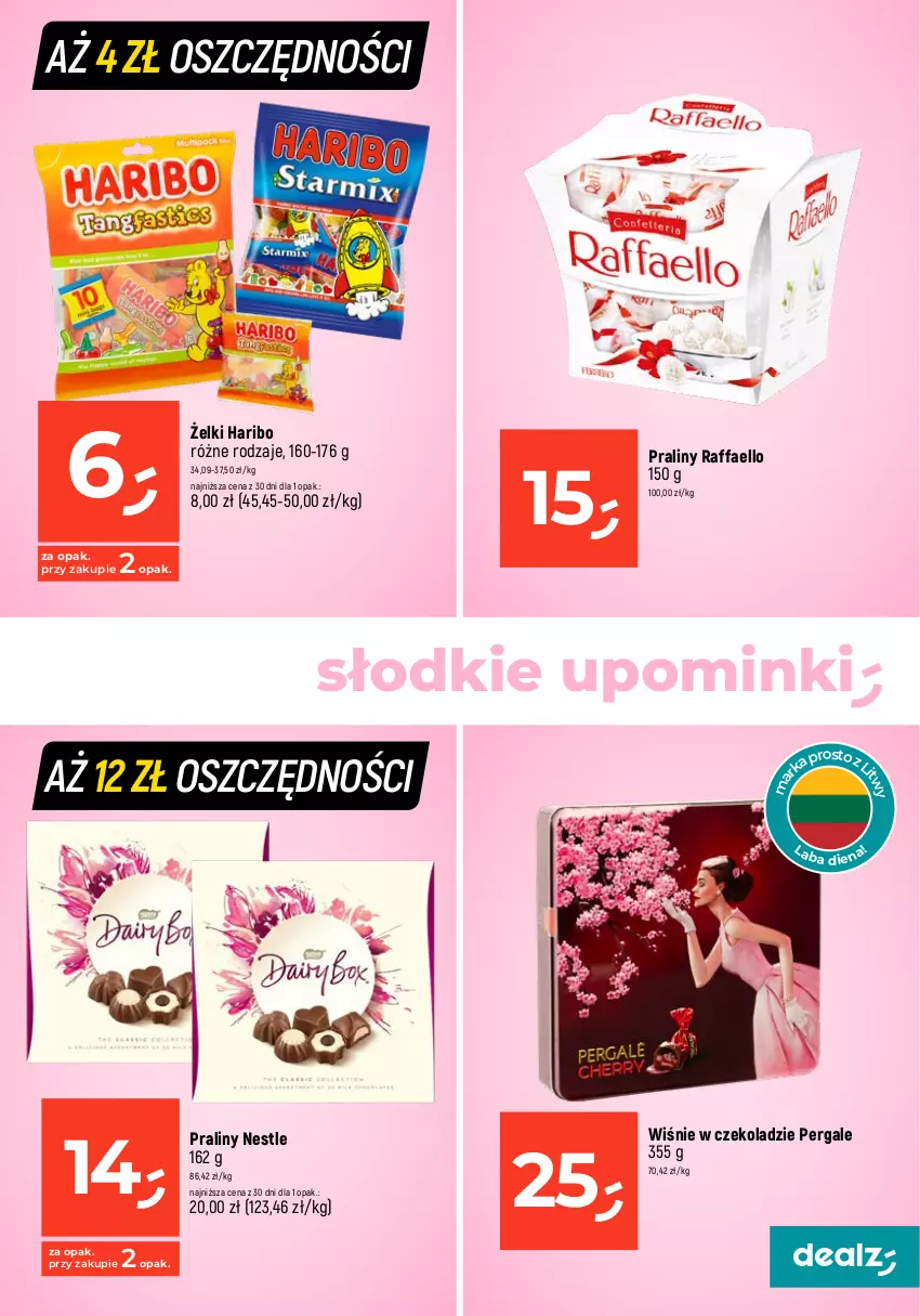 Gazetka promocyjna Dealz - MAKE A DEALZ - ważna 22.02 do 28.02.2024 - strona 11 - produkty: Fa, Haribo, Kinder, Praliny, Raffaello