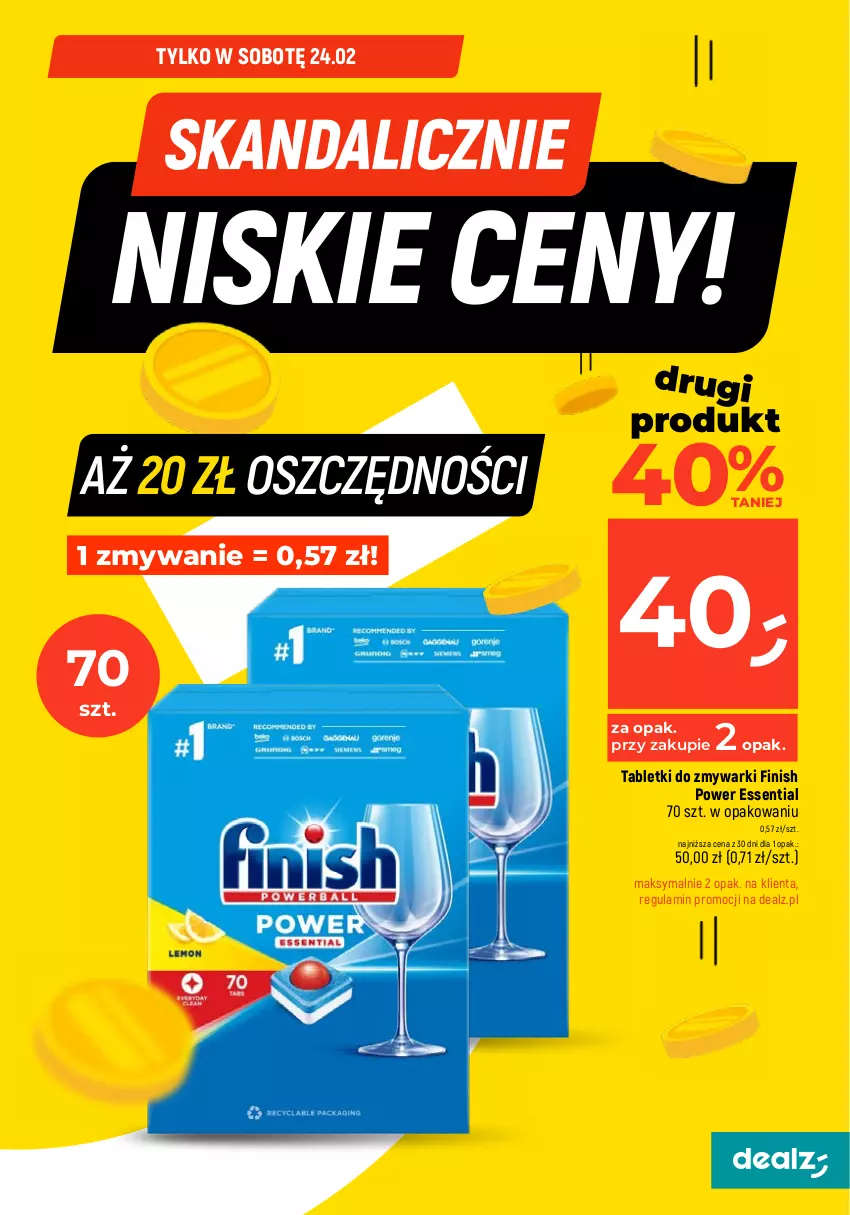 Gazetka promocyjna Dealz - MAKE A DEALZ - ważna 22.02 do 28.02.2024 - strona 5 - produkty: Finish, Herbata, Lipton, Tablet, Tabletki do zmywarki, Zmywarki