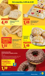 Gazetka promocyjna Lidl - GAZETKA - Gazetka - ważna od 06.09 do 06.09.2025 - strona 25 - produkty: Pączek, Ser, Cukier, Chleb, Donut, Bułka, LG