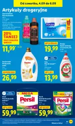 Gazetka promocyjna Lidl - GAZETKA - Gazetka - ważna od 06.09 do 06.09.2025 - strona 55 - produkty: Papier, Proszek do prania, Persil, Papier toaletowy, Płyn do płukania, Rolki, Fairy, Flora, Kapsułki do prania, Fa