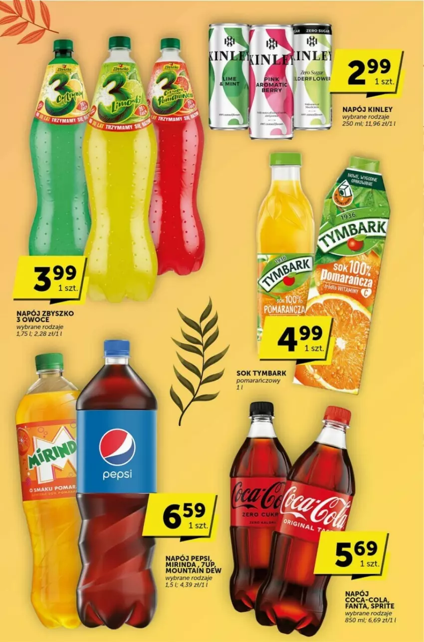 Gazetka promocyjna Selgros - ważna 05.10 do 17.10.2023 - strona 28 - produkty: 7up, Fa, Fanta, Mirinda, Napój, Owoce, Pepsi, Sok, Sprite, Tymbark