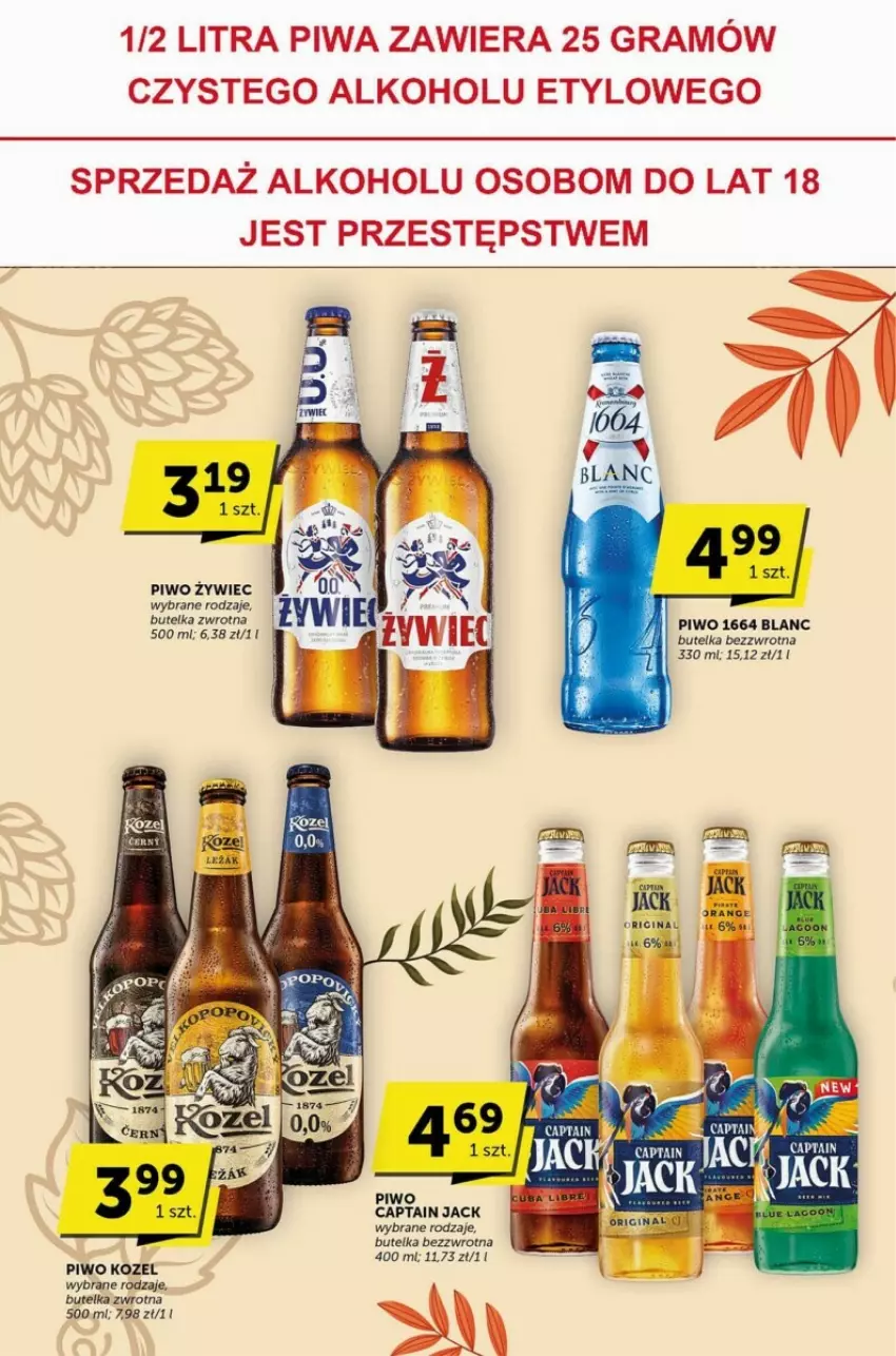 Gazetka promocyjna Selgros - ważna 05.10 do 17.10.2023 - strona 29 - produkty: Captain Jack, Gra, Kozel, Piwa, Piwo