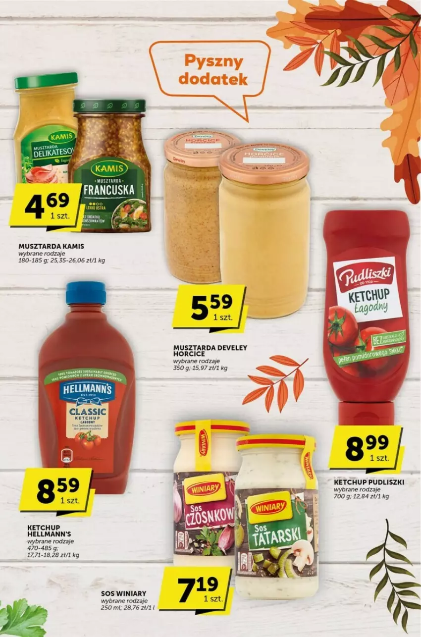 Gazetka promocyjna Selgros - ważna 05.10 do 17.10.2023 - strona 9 - produkty: Fa, Kamis, Ketchup, Mus, Musztarda, Pudliszki, Ser, Sos, Winiary