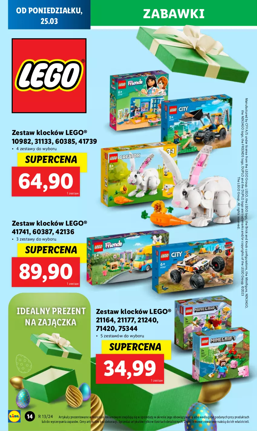 Gazetka promocyjna Lidl - GAZETKA - ważna 25.03 do 30.03.2024 - strona 24 - produkty: Fa, LEGO, Minecraft, Ser