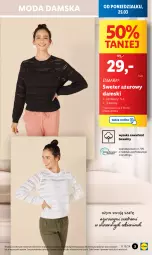 Gazetka promocyjna Lidl - GAZETKA - Gazetka - ważna od 30.03 do 30.03.2024 - strona 13 - produkty: Sweter, Sok, Moda, Control