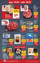 Gazetka promocyjna Aldi - Pełna oferta - Gazetka - ważna od 18.01 do 18.01.2025 - strona 6 - produkty: Kurczak, Sos, Sok, Ser, Pstrąg tęczowy, Sokołów, Kuskus, Zupa, Mięsne specjały, Golden Seafood, Szprot, Sushi, Pstrąg, Tuńczyk, Mięso