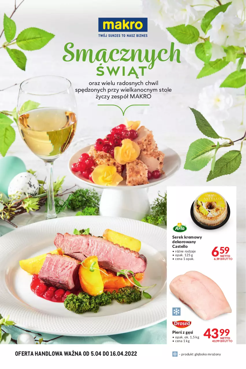 Gazetka promocyjna Makro - [Oferta specjalna] Delikatesy - ważna 01.04 do 18.04.2022 - strona 1 - produkty: Ser, Serek