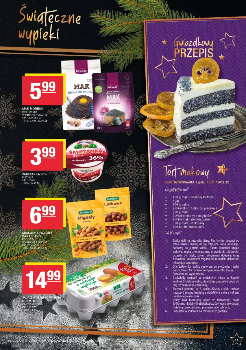 Gazetka promocyjna Spar - EuroSpar - ważna 09.12 do 19.12.2024 - strona 11 - produkty: Cytryny, Mąka, Mąka tortowa, Olej, Papier, Piątnica, Piec, Por, Proszek do pieczenia, Sok, Top