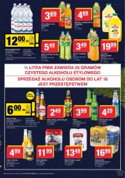 Gazetka promocyjna Spar - EuroSpar - Gazetka - ważna od 19.12 do 19.12.2024 - strona 21 - produkty: Piwa, Piwo, Mus, Gra, Ice tea, Tyskie, Carlsberg, Lipton, Muszynianka, Tymbark, Waga, Harnaś, Napój