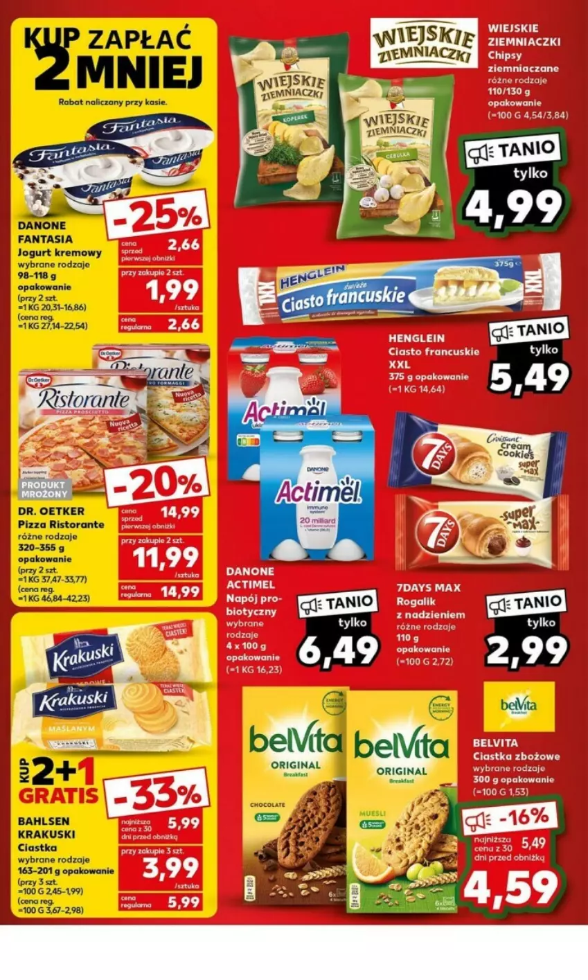 Gazetka promocyjna Kaufland - Kaufland Gazetka od 31.07.2023 do 02.08.2023 - ważna 31.07 do 02.08.2023 - strona 13 - produkty: Ciastka, Danone, Danone Fantasia, Dr. Oetker, Fa, Fanta, Jogurt, Krakus, Krakuski, Pizza