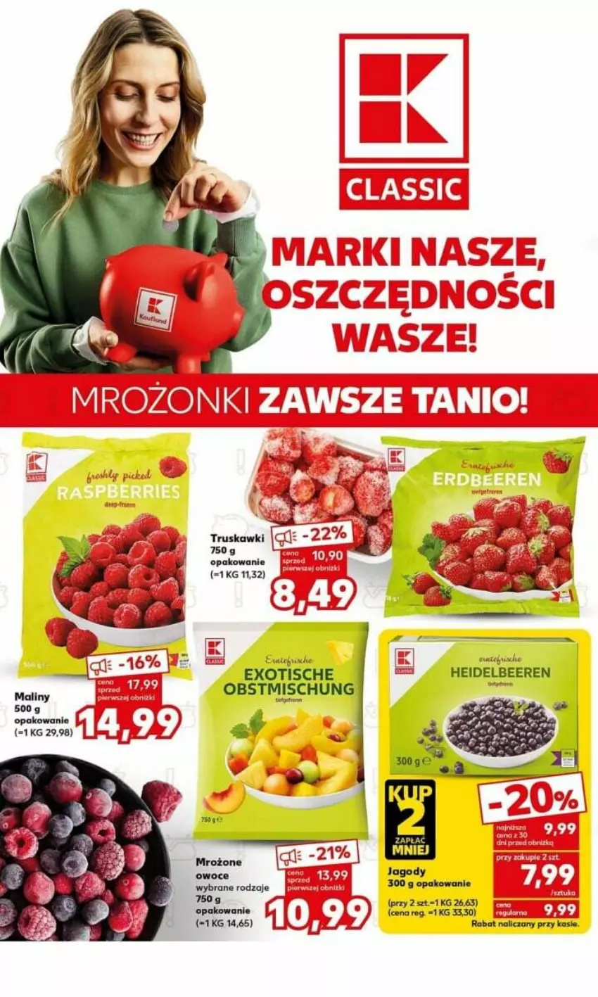 Gazetka promocyjna Kaufland - Kaufland Gazetka od 31.07.2023 do 02.08.2023 - ważna 31.07 do 02.08.2023 - strona 4 - produkty: Fa, Kasia, Maliny, Mus, Owoce, Truskawki