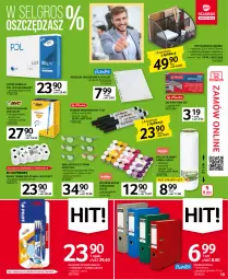 Gazetka promocyjna Selgros - Oferta przemysłowa - Gazetka - ważna od 15.03 do 15.03.2023 - strona 19 - produkty: Ser, Por, Gra, Papier, Rama, Długopis, Podgrzewacze, Marker, Kosz, Biurko, Tusz, Okulary do czytania, Olej, Lakier, Wkład olejowy