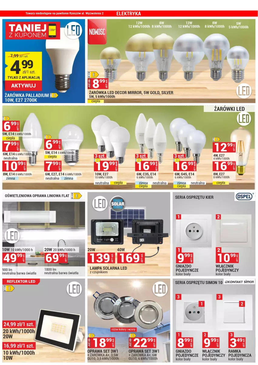 Gazetka promocyjna Merkury Market - ważna 01.02 do 28.02.2022 - strona 4 - produkty: Lampa, Ramka, Ser