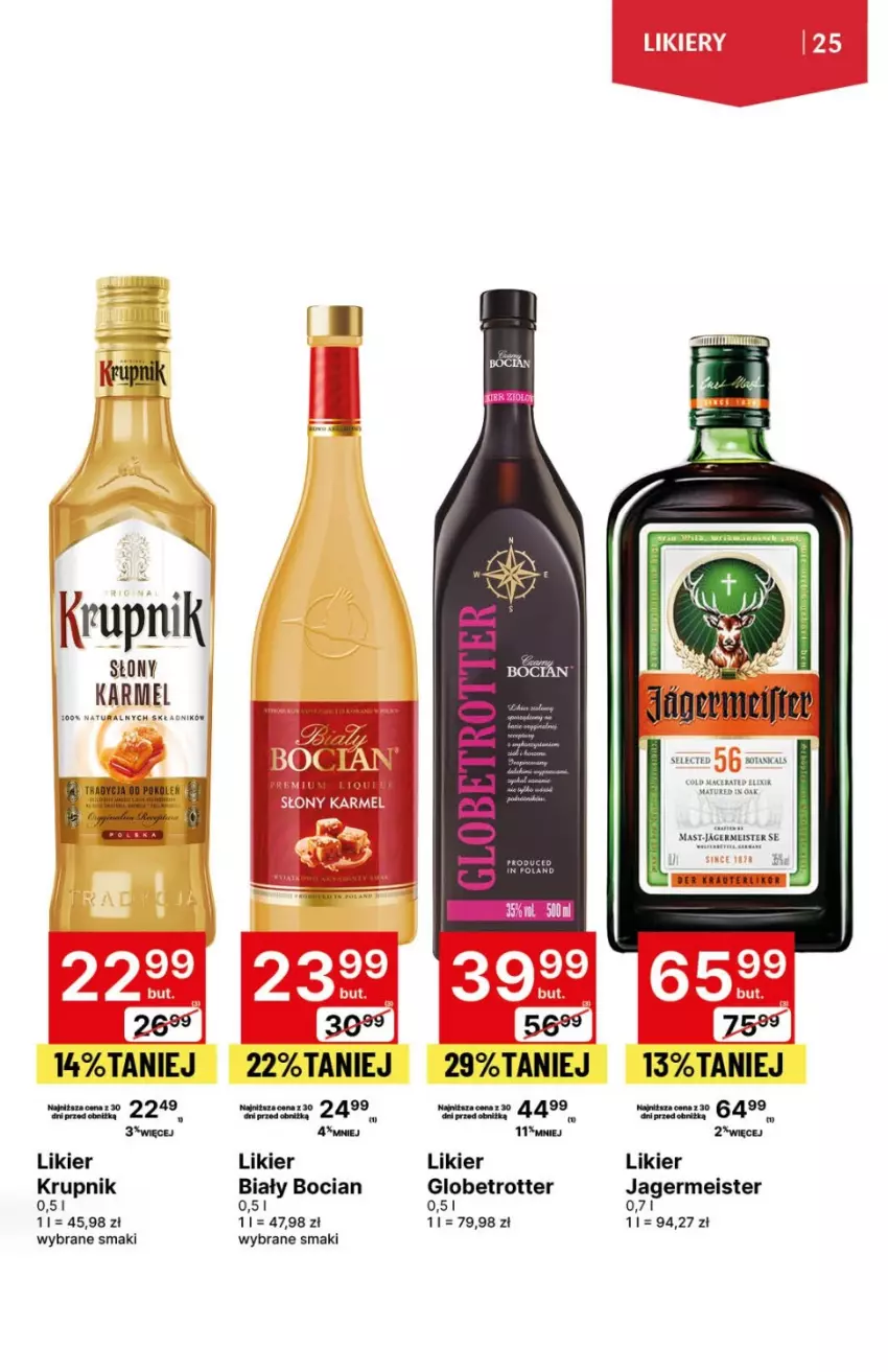 Gazetka promocyjna Delikatesy Centrum - DeliBarek DC46/DC47 - ważna 23.11 do 06.12.2023 - strona 25 - produkty: Acer, Biały Bocian, Jagermeister, Krupnik, Likier, Piwa