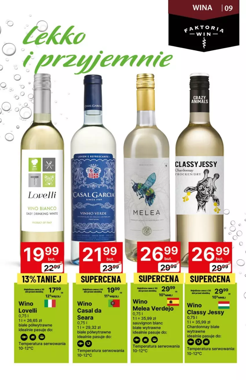 Gazetka promocyjna Delikatesy Centrum - DeliBarek DC46/DC47 - ważna 23.11 do 06.12.2023 - strona 9 - produkty: Chardonnay, Sauvignon Blanc, Ser, Wino