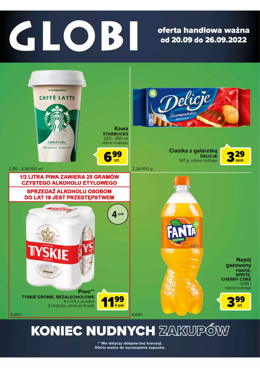 Gazetka promocyjna Carrefour - Gazetka Globi - ważna 20.09 do 26.09.2022 - strona 1 - produkty: Gra, Piwa